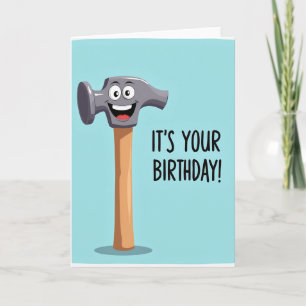 Carte d'anniversaire Cartoon Tool