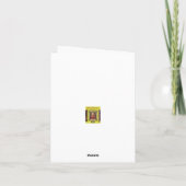 CARTE D'ANNIVERSAIRE CASQUETTE DE GÂTEAU (Dos)