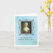 CARTE D'ANNIVERSAIRE CASQUETTE DE GÂTEAU (Fleur jaune)