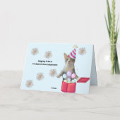 Carte d'anniversaire Cat Crazy (Dos)