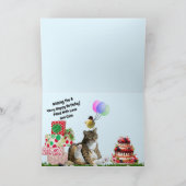Carte d'anniversaire Cat Crazy (Intérieur)