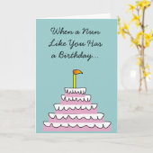 Carte d'anniversaire catholique d'amusement de (Fleur jaune)