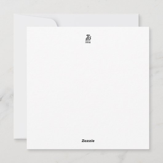 Carte d'anniversaire Cavalier King Charled Spaniel (Dos)