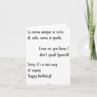 Carte d'anniversaire "ce n'est pas, Google c'est"