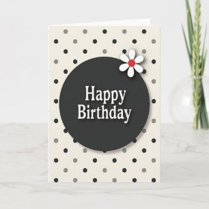 Carte d'anniversaire Cercle Classique