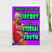 CARTE D'ANNIVERSAIRE "Certain Age" (Devant)