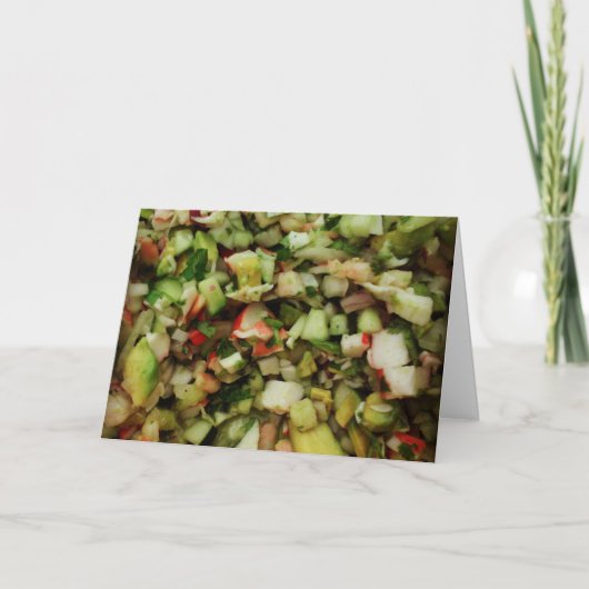 Carte d'anniversaire "Ceviche" (Devant)