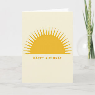 Carte d'anniversaire Chaleur