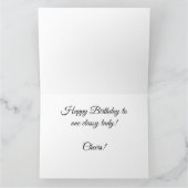 Carte d'anniversaire Champagne Taste (Intérieur)