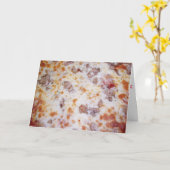 Carte d'anniversaire "Champignons de saucisse" (Fleur jaune)
