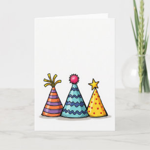 Carte d'anniversaire Chapeau Tacheté