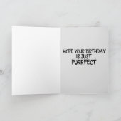 CARTE D'ANNIVERSAIRE CHAT DAY (Intérieur)