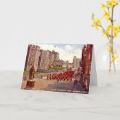 Carte d'anniversaire, Château de Windsor (Fleur jaune)