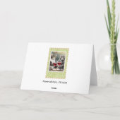 Carte d'anniversaire Chats buvant du vin ! (Dos)