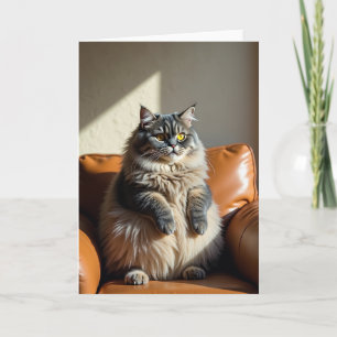 Carte d'anniversaire Chats ensoleillés