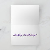 Carte d'anniversaire "Chaussures" (Intérieur)