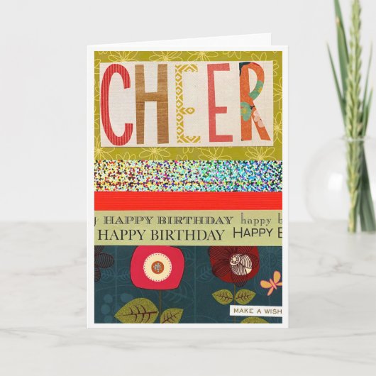 Carte d'anniversaire CHEERful (Devant)