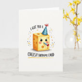 Carte d'anniversaire Cheerful Cube (Fleur jaune)