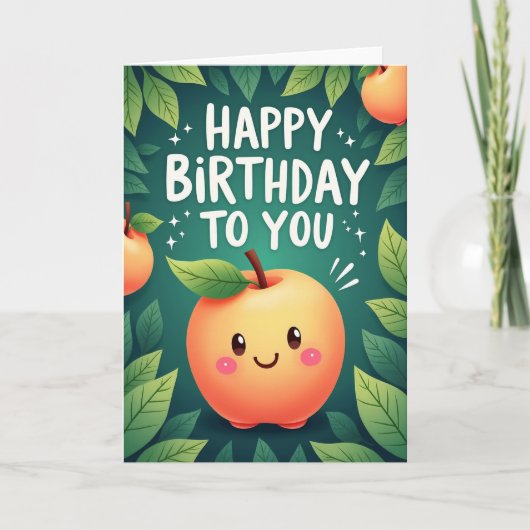 Carte d'anniversaire Cheerful Starburst (Devant)