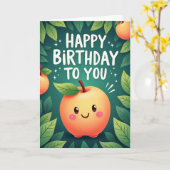 Carte d'anniversaire Cheerful Starburst (Fleur jaune)