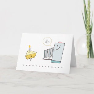 Carte d'anniversaire Cheesy