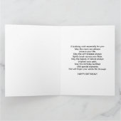 Carte d'anniversaire, Cheval Brown avec Bridle (Intérieur)