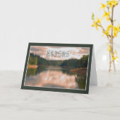 Carte d'anniversaire chinoise (Fleur jaune)