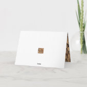 Carte d'anniversaire Chipmunk (Dos)