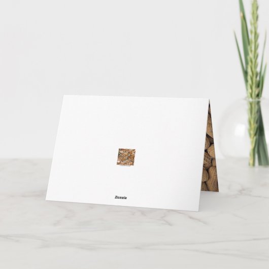 Carte d'anniversaire Chipmunk (Dos)