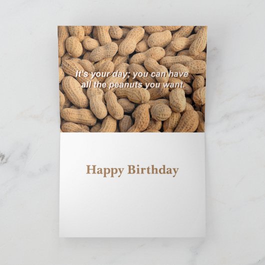 Carte d'anniversaire Chipmunk (Intérieur)