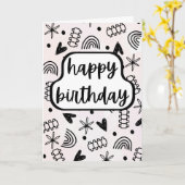 Carte d'Anniversaire, Chiropratique Anniversaire (Fleur jaune)