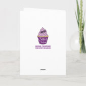 Carte d'anniversaire Chow Chow Dog (Dos)
