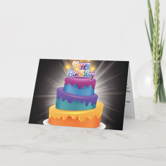 Carte d'anniversaire chrétienne (Devant)