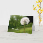 Carte d'anniversaire chrétienne pas un voeu (Fleur jaune)