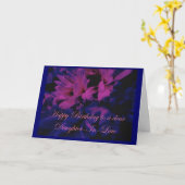 Carte d'anniversaire Chrysanthemums (Fleur jaune)