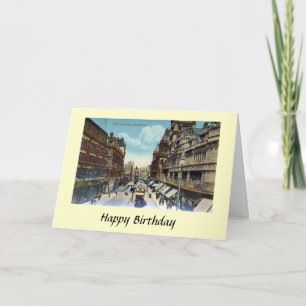 Carte d'anniversaire - Church Street, Liverpool