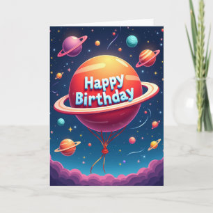 Carte d'anniversaire Ciel Étoilé