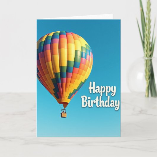 Carte d'anniversaire Ciel vibrant (Devant)