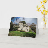 Carte d'anniversaire "Circle Down" (Fleur jaune)