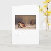 CARTE D'ANNIVERSAIRE CIRQUE DU SOLEIL (Fleur jaune)