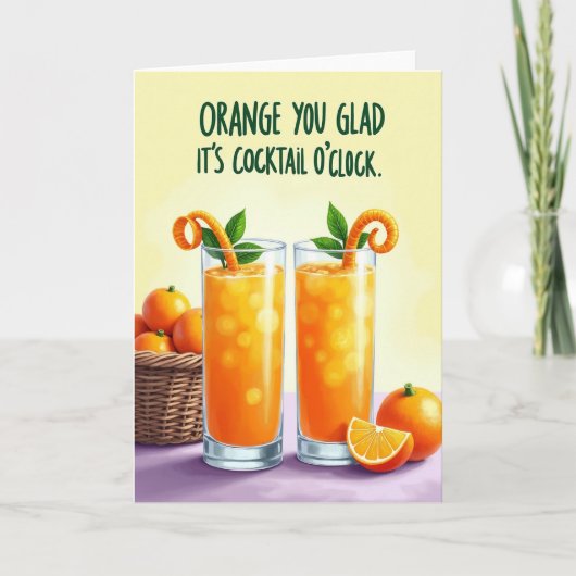 Carte d'anniversaire Citrus (Devant)