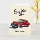 Carte d'anniversaire Classic Ride (Fleur jaune)