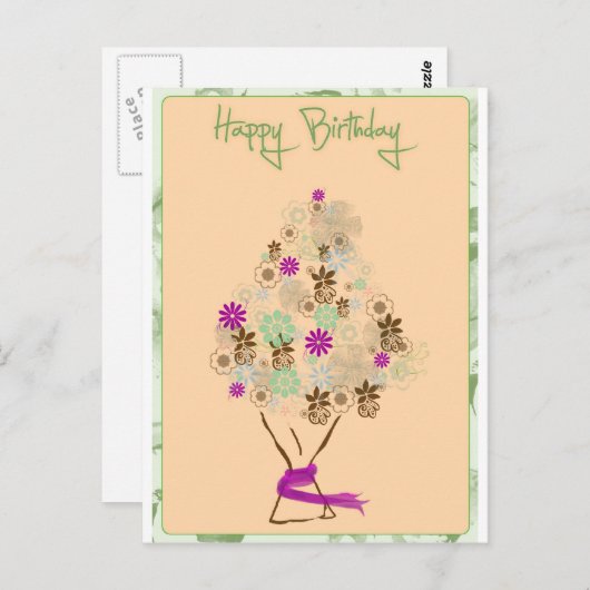 Carte d'anniversaire classique (Devant / Derrière)