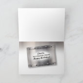 Carte d'anniversaire classique sur mesure (Intérieur)