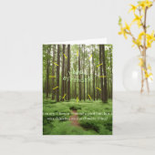 Carte d'anniversaire climatique (Fleur jaune)