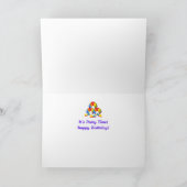 Carte d'anniversaire Clown de Cirque Copains (Intérieur)