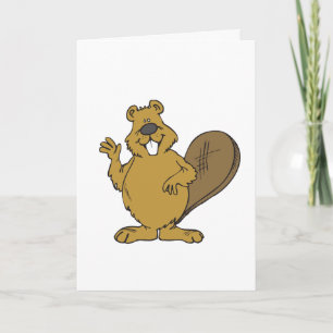 CARTE D'ANNIVERSAIRE COCHONNE POUR LUI, CASTOR