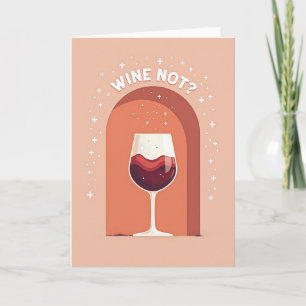 Carte d'anniversaire Cocktail Écarlate