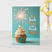 Carte d'anniversaire Colorée (Fleur jaune)
