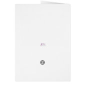 Carte d'anniversaire colorée et heureuse (Dos)